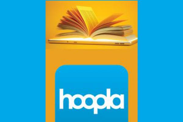 promotional image for hoopla ebooks