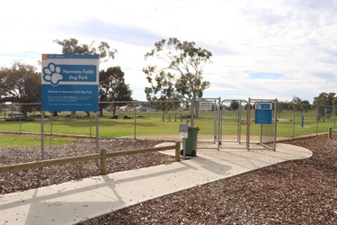 Harmony Fields dog enclosure