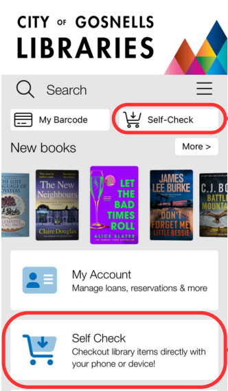 Self checkout and printing