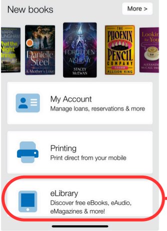 Using e-library