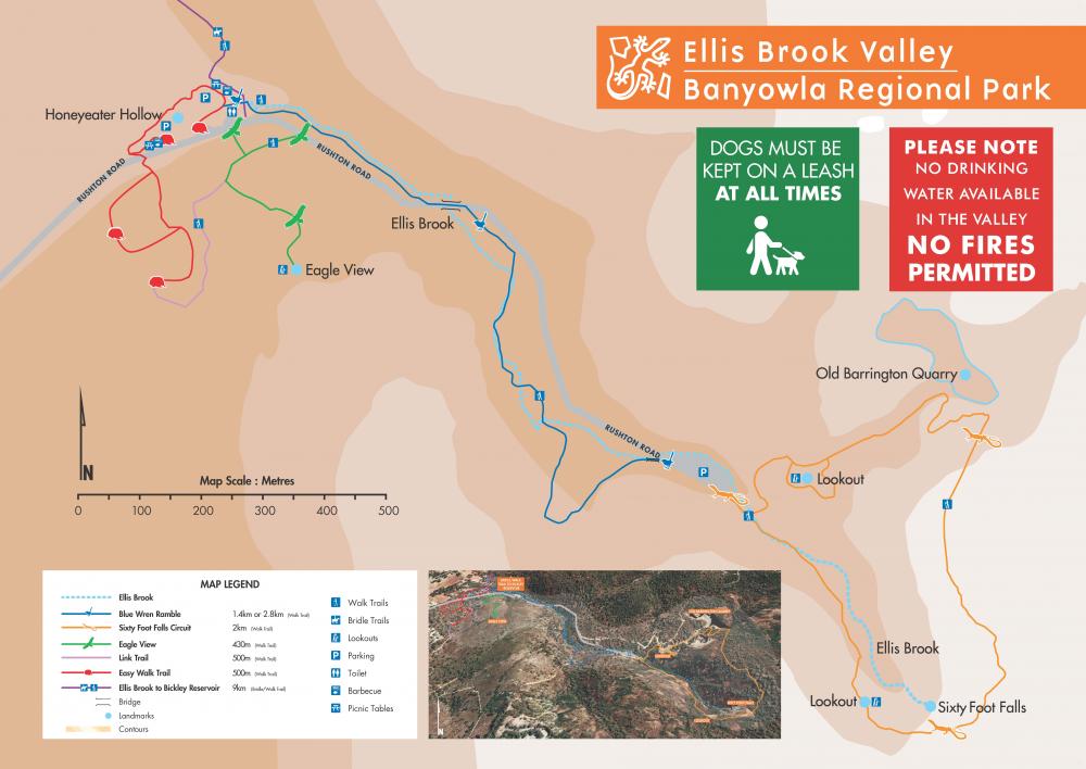 Ellis Brook Valley Map