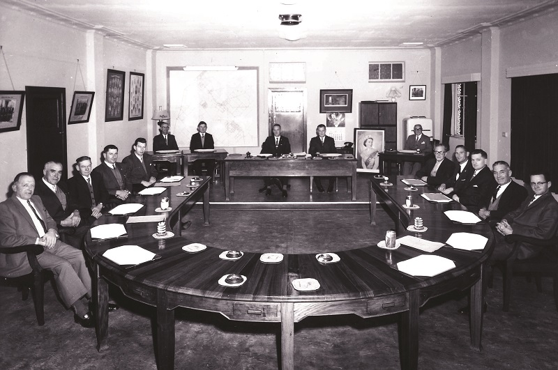 First meeting of the Shire of Gosnells, 1961