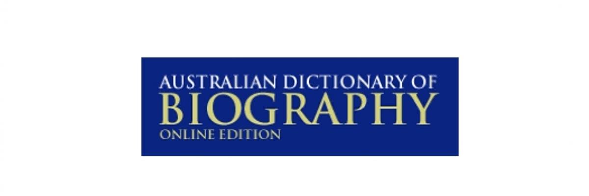 Australian dictionary of biography logo
