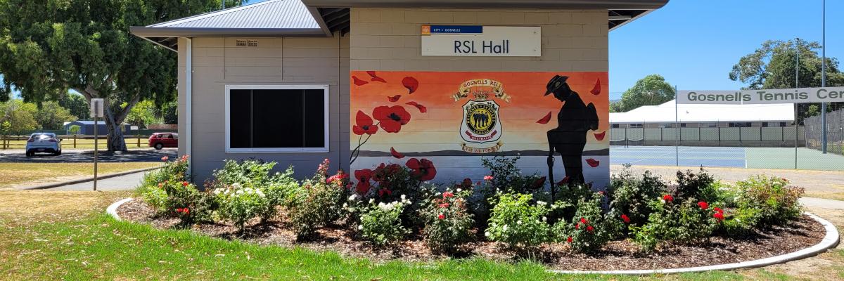 Gosnells RSL Hall - exterior mural
