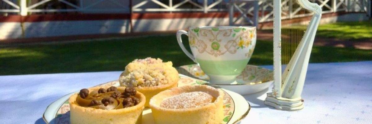 Tea, Tarts and Harp at the Museum