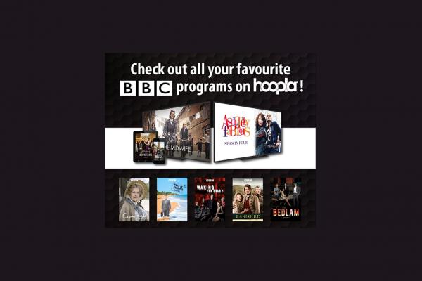 promotional image for hoopla BBC TV content