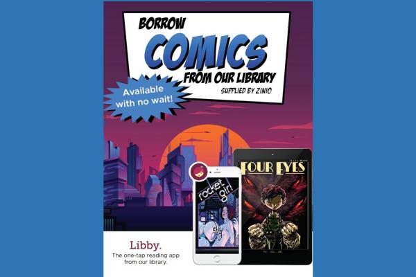 promotional image for Libby comics graphic novels