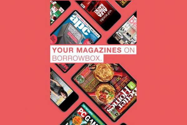 promotional image for Borrowbox magazines