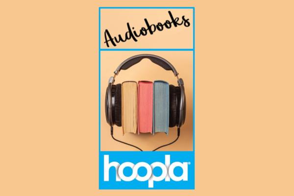 promotional image for hoopla audiobooks