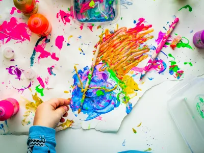paint bright children kids