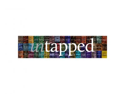 the word untapped overwritten on book covers from the untapped collection