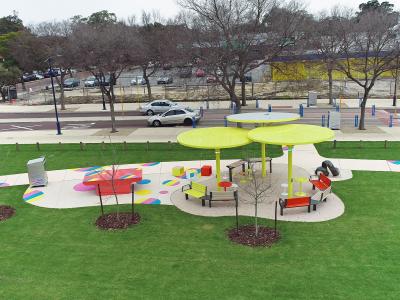 Lissiman Street Park aerial view