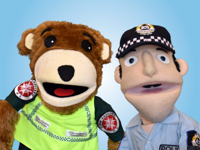 Constable Care puppet