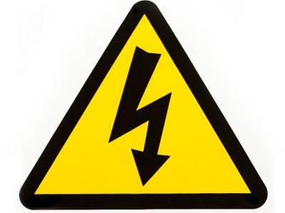 electricity warning sign